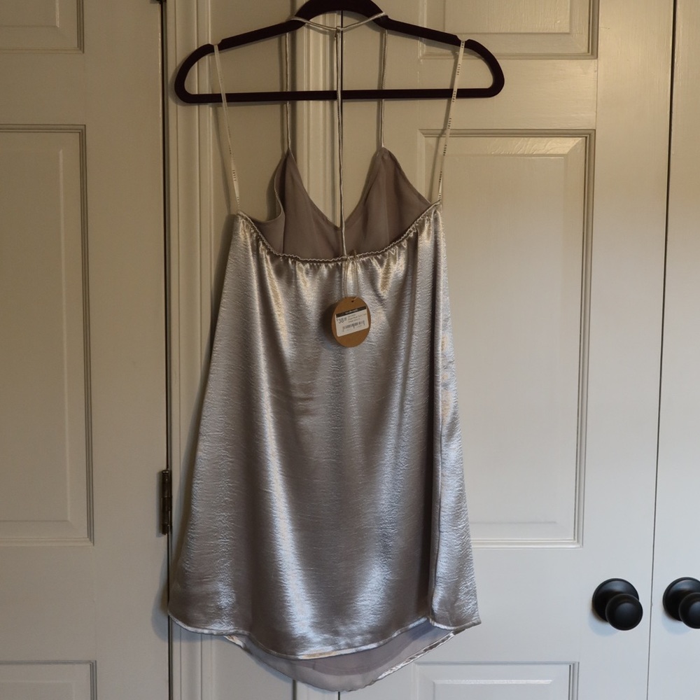 Essue Shimmery Silver Dress - Picture 2 of 5